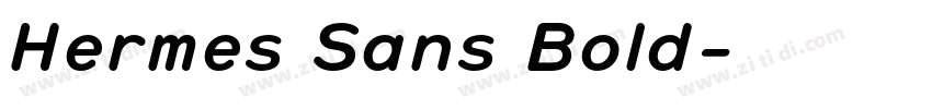 Hermes Sans Bold字体转换